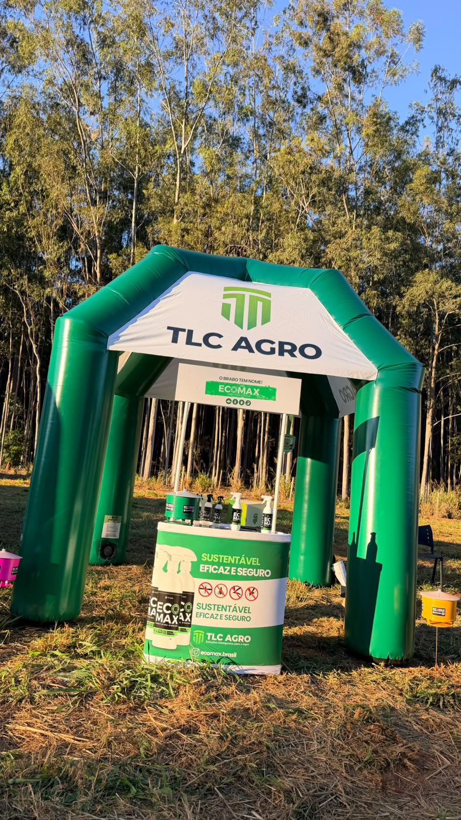 Portal inflável personalizado para evento